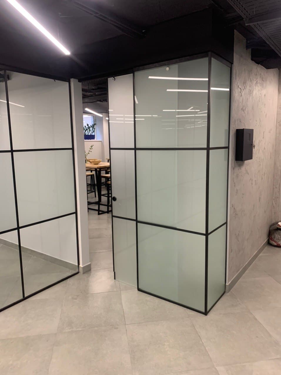 glass office partitions фото 16