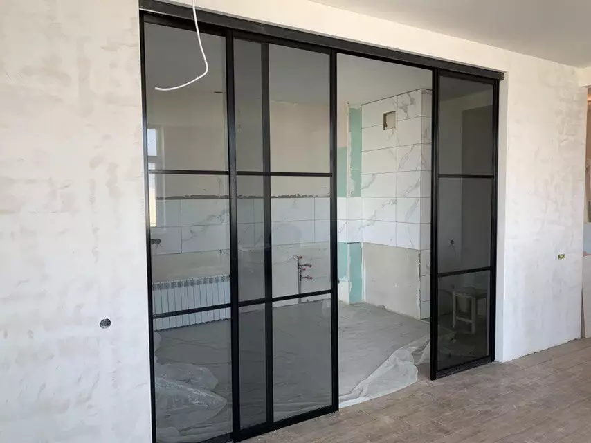 sliding glass partitions фото 8