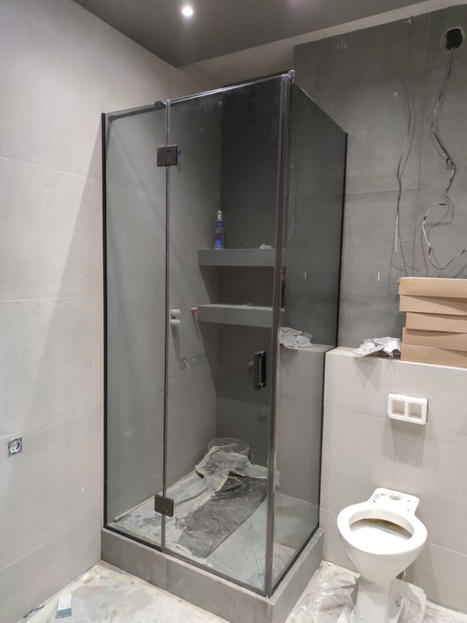 shower cabins with hinged doors фото 1