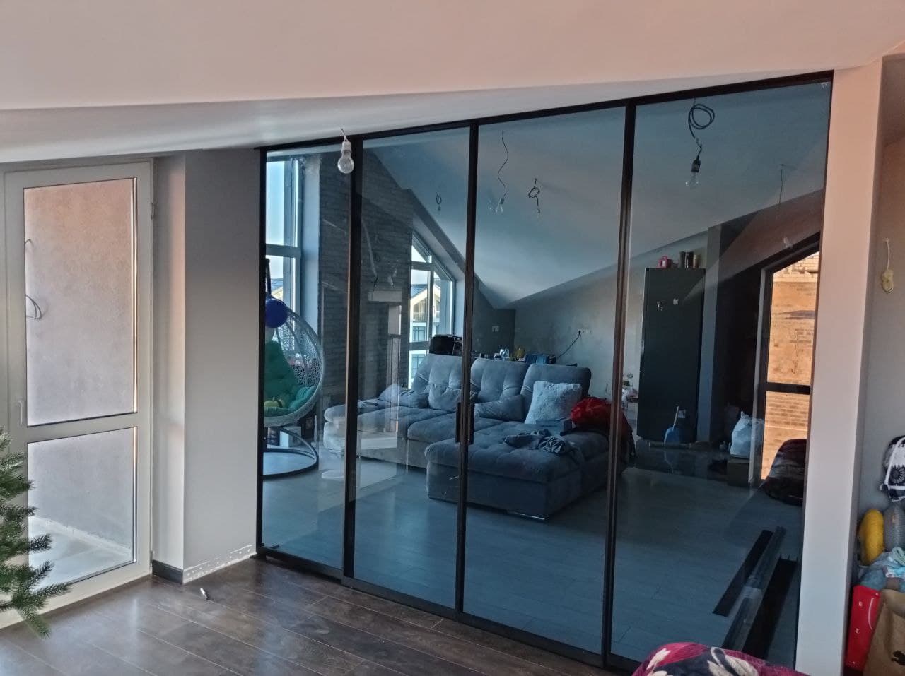 glass partitions from tempered glass фото 24