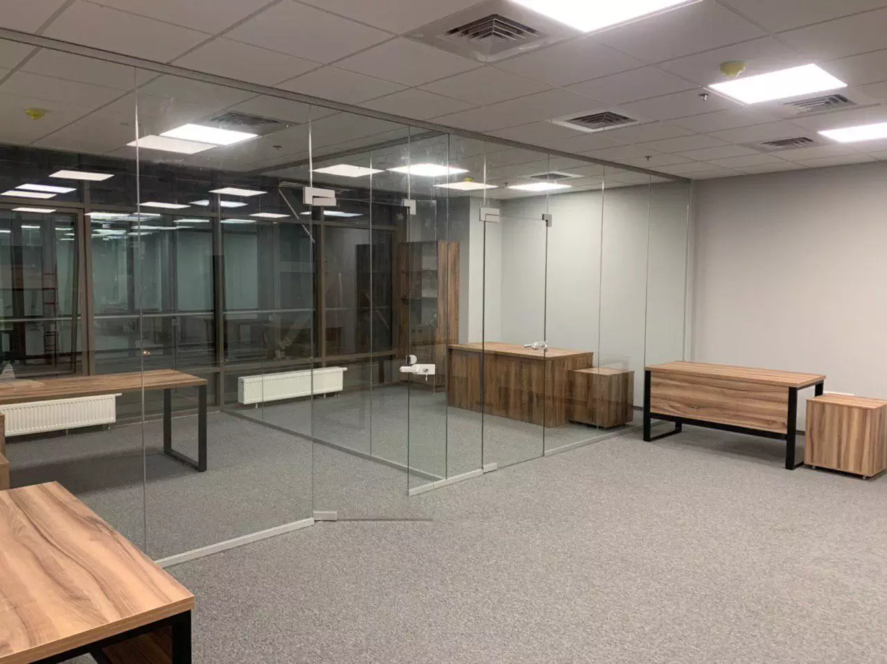 glass office partitions фото 13