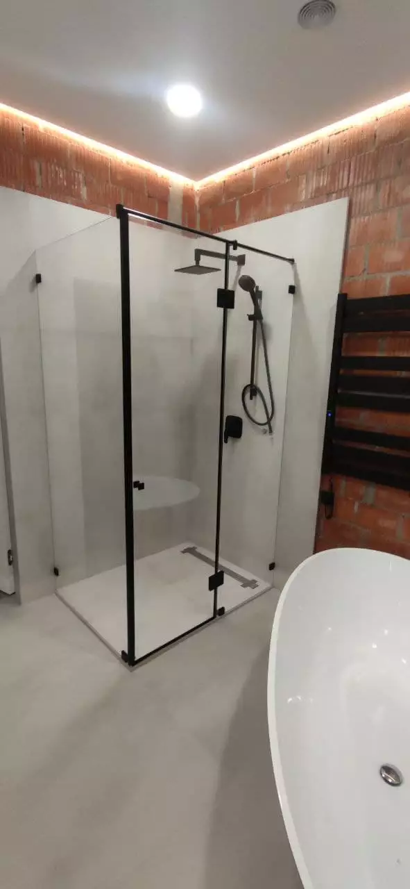 shower cabins with hinged doors фото 8
