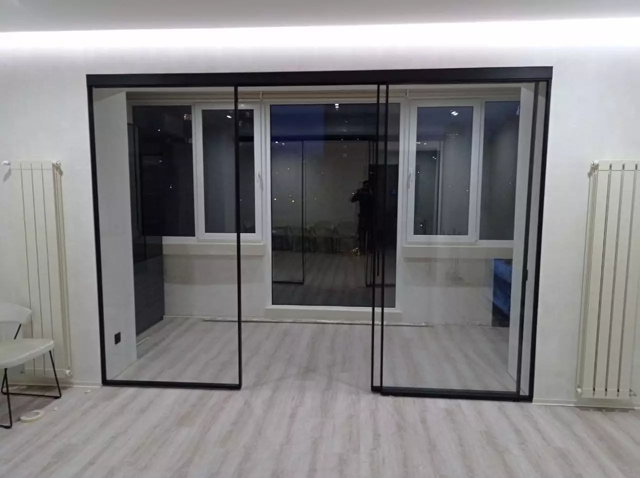 glass partitions from tempered glass фото 28