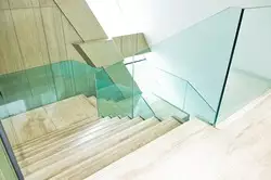 stair glass railings фото 5