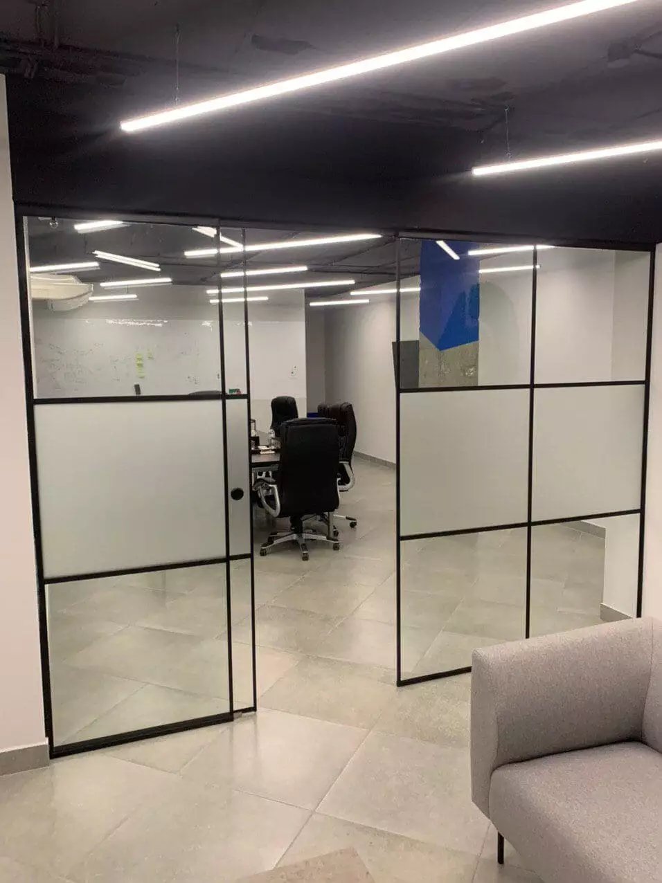 glass office partitions фото 18