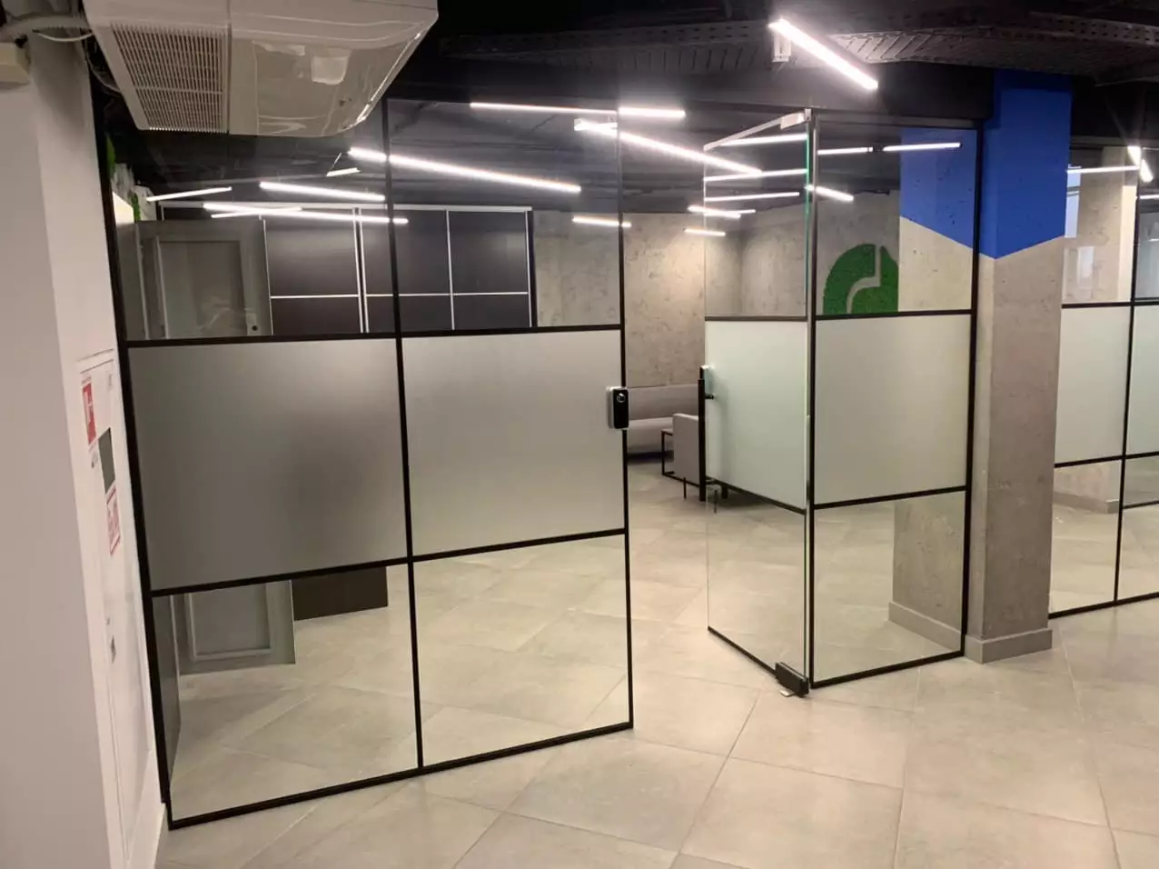 glass office partitions фото 9