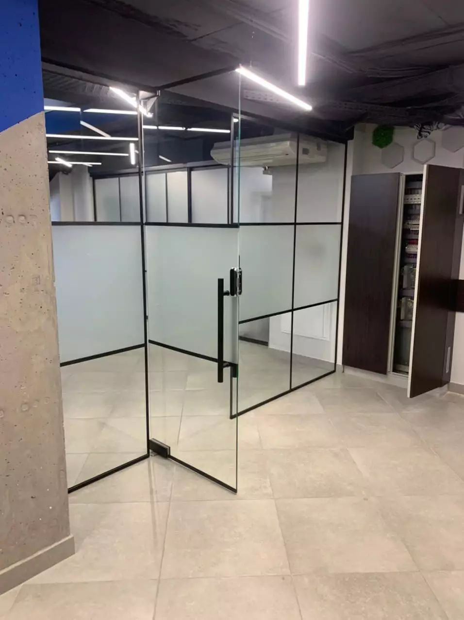 stationary glass partitions фото 13