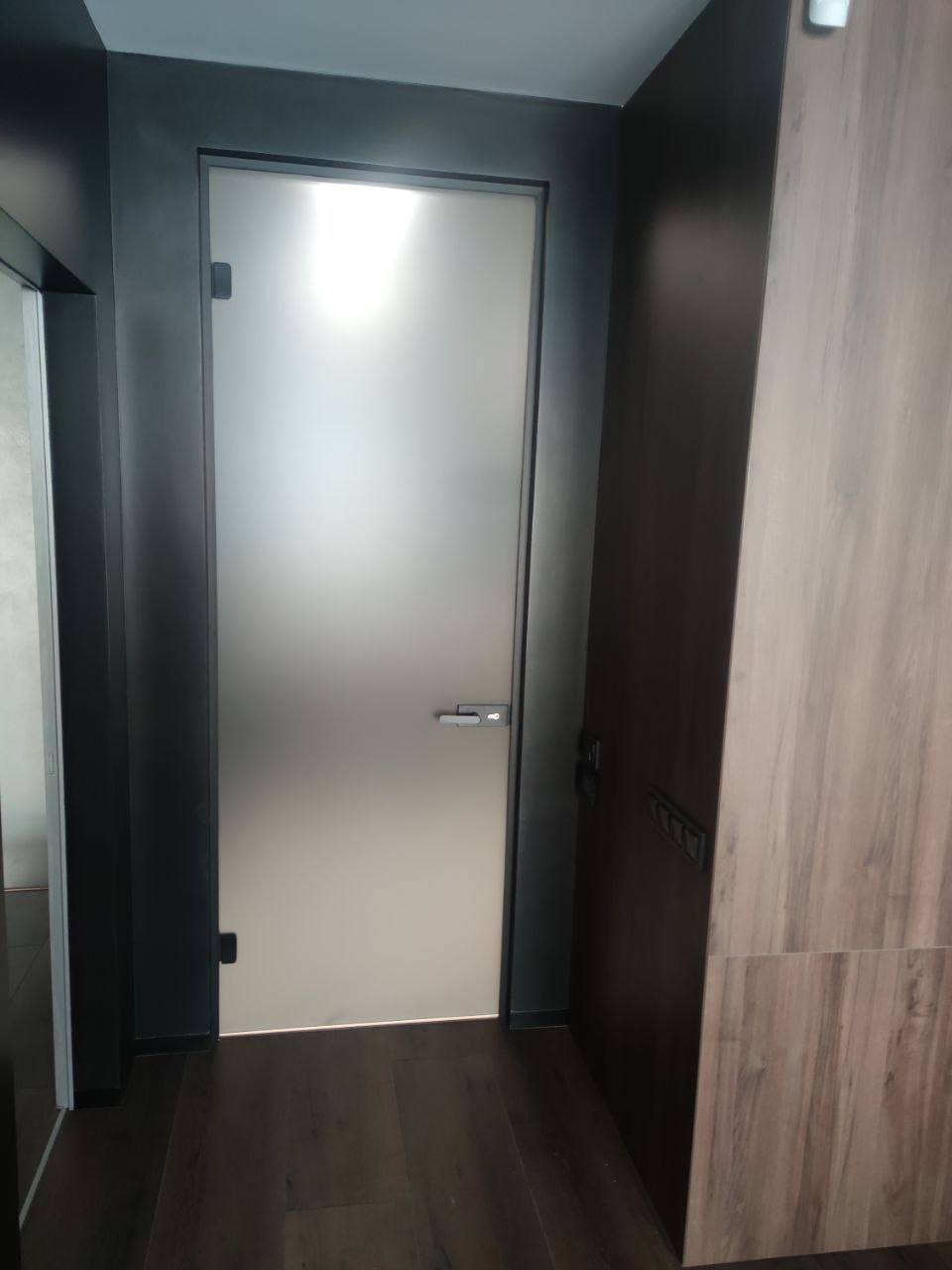 Interior glass doors